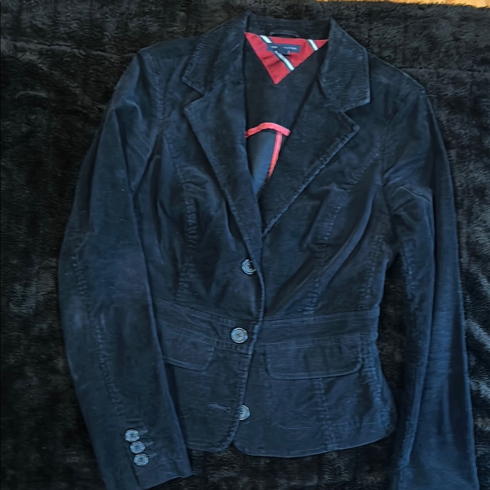 Tommy Hilfiger Black Corduroy Blazer. Size 6.In Excellent Condition…